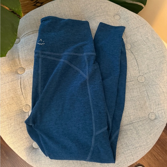Beyond Yoga Pants - Beyond Yoga SpaceDye Pocket Leggings Blue Size Large